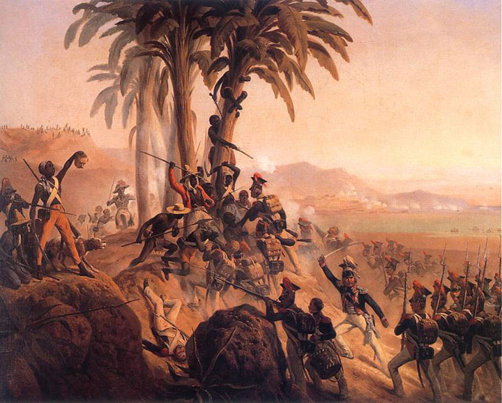 Polish troops on Haiti