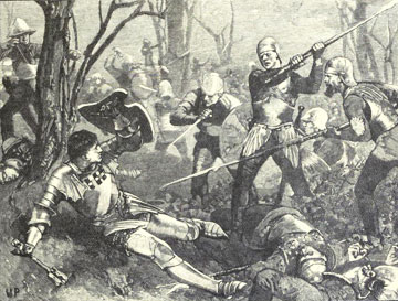 the death of Warwik at Barnet